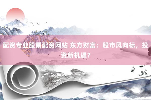 配资专业股票配资网站 东方财富：股市风向标，投资新机遇？